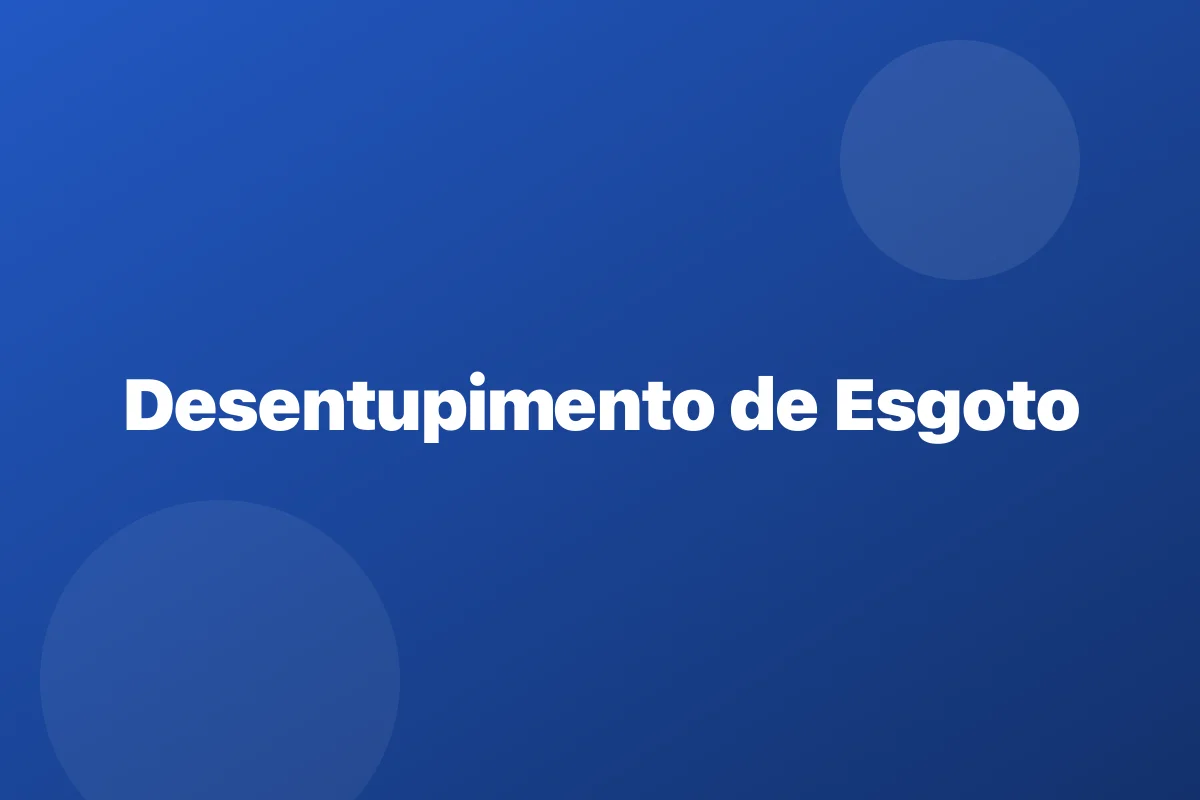 Desentupimento de esgoto em Dourados – limpeza da coluna